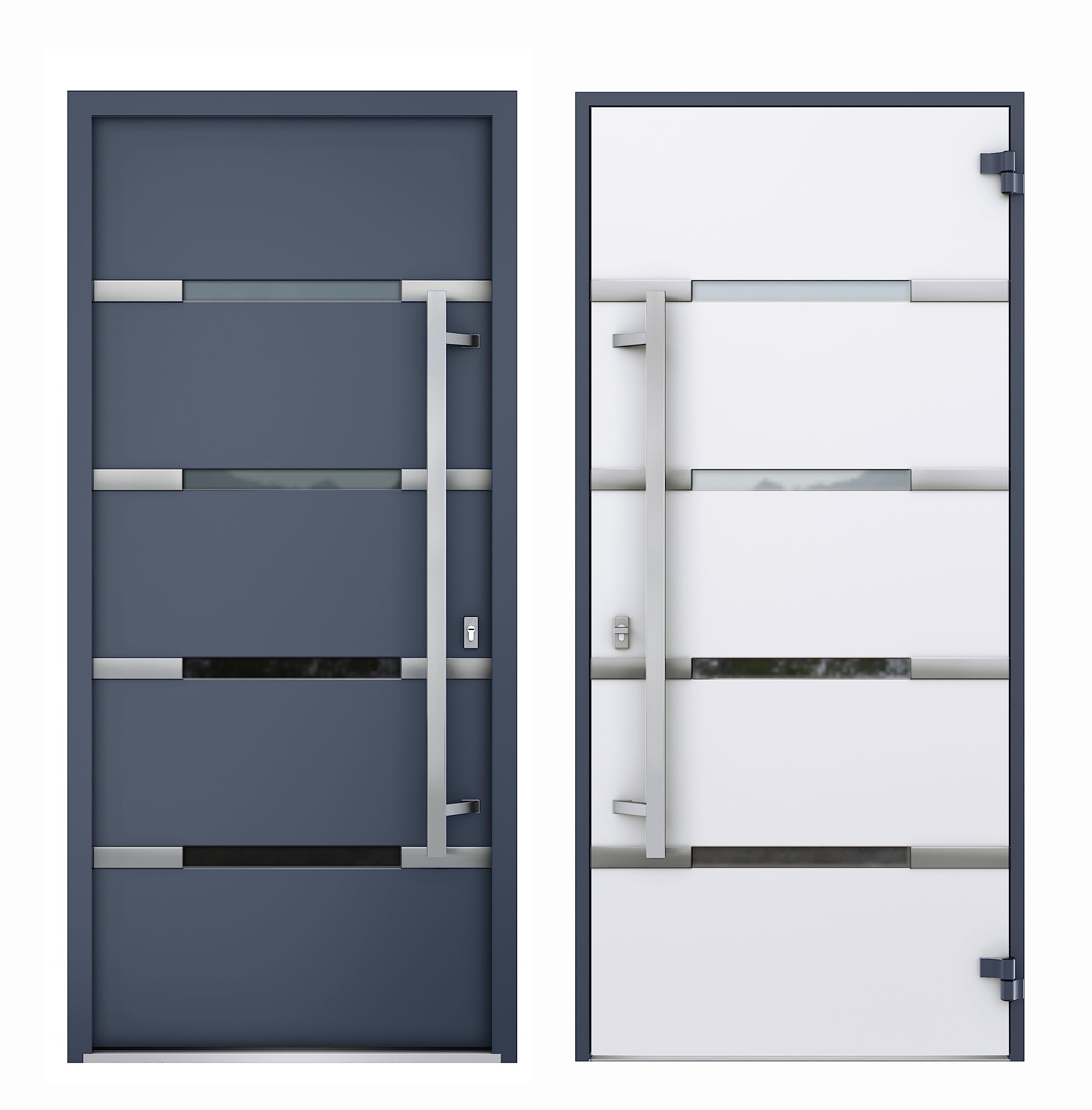 Amazon.co.jp: VDOMDOORS フロントエクステリアプレハングスチールドア